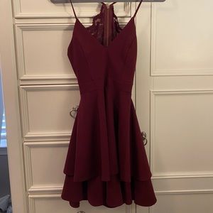 Maroon Dress